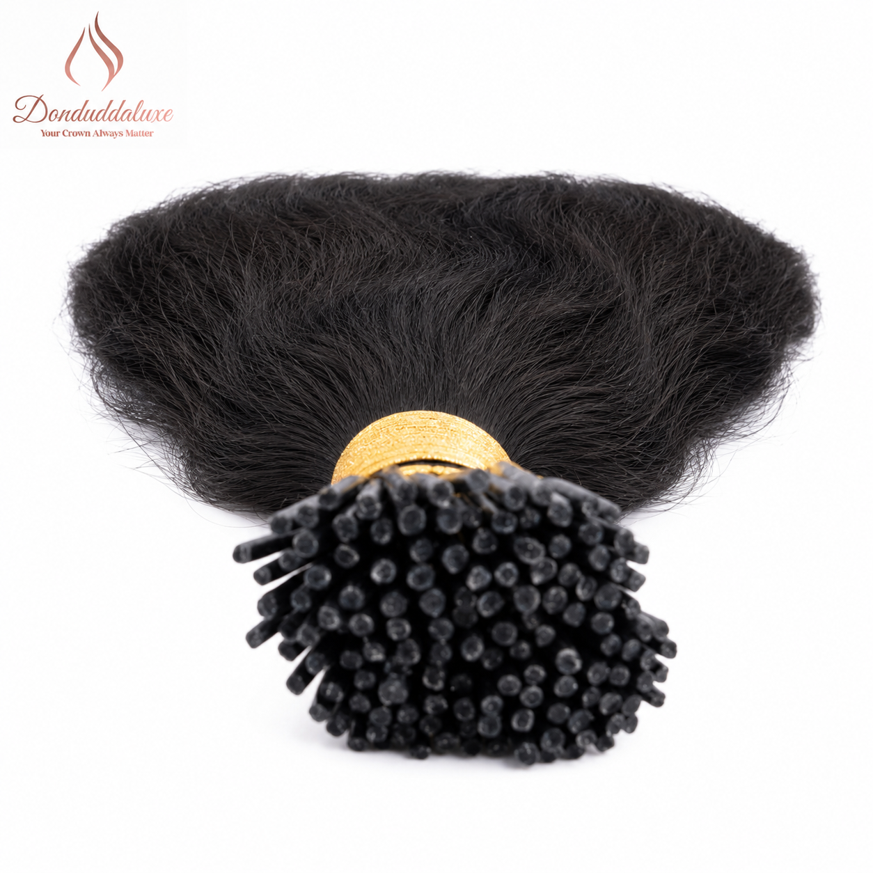 Indian Curly Natural Black I-Tip